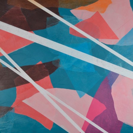 Cuadro abstracto de GUIRAO. Pintura en acrilico en 97x130 cm y 100x150 cm. Pintura arte
