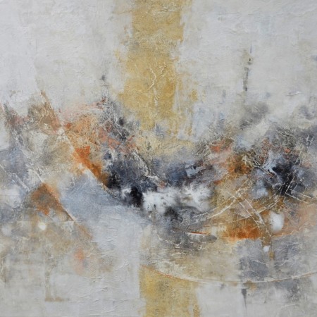 Cuadro abstracto del artista JEREMIAS . Pintura en acrílico en 130x97cm y 150x100cm. Pintura arte